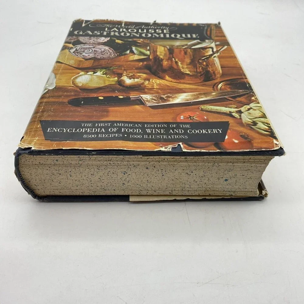 VTG 1965 Larousse Gastronomique Crown Publishers Cookbook 1961 First‎ Edition